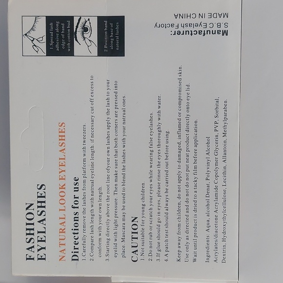 S.b.c fashion eyelashes lot 4 of - Picture 2 of 2